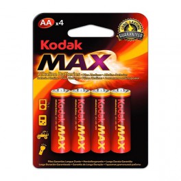 Pilas Kodak Max Alkaline KAA-4 LR6 AA - Pack 80uds
